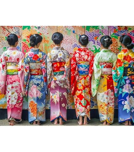 ❇️オリジナル作品KIMONO EMOTIONALS ドラマチックアート【姉妹】 Amazon.com: Cross & Glory | Jigsaw Puzzles for Adults | Elegant